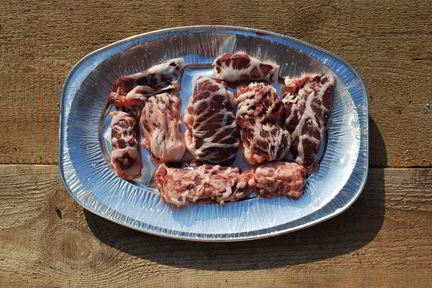 Баранья печень на гриле