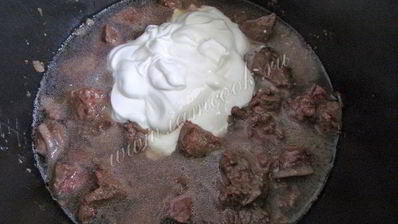 говяжья печень тушеная в мультиварке