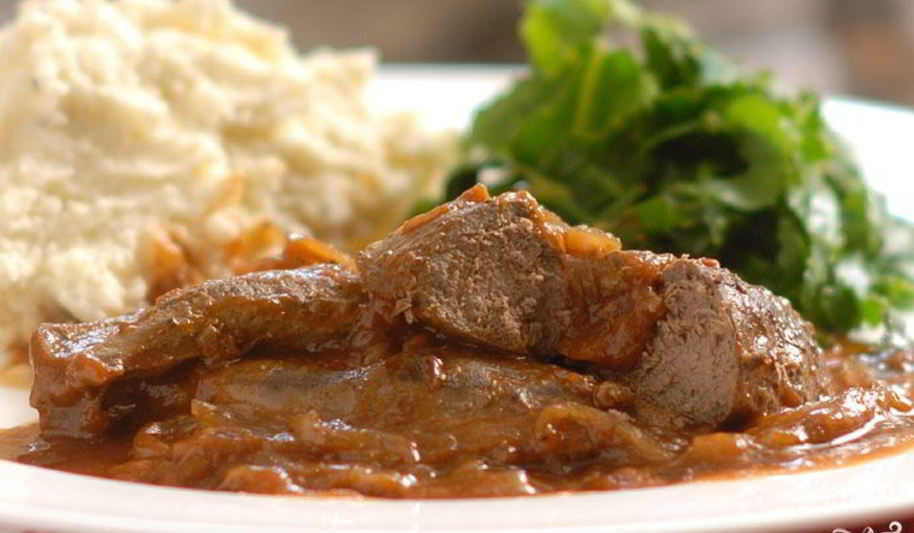 Рецепт говяжьей печенки в стиле барбекю