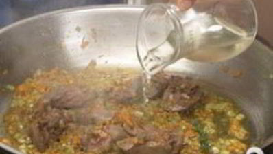 кростини с куриной печенью