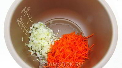 куриная печень с гречкой в мультиварке