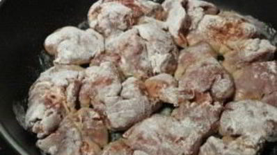 куриная печень с луком