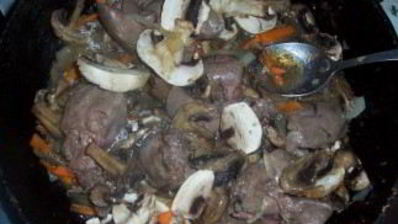 куриная печень в соусе