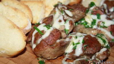 куриная печень в сыре