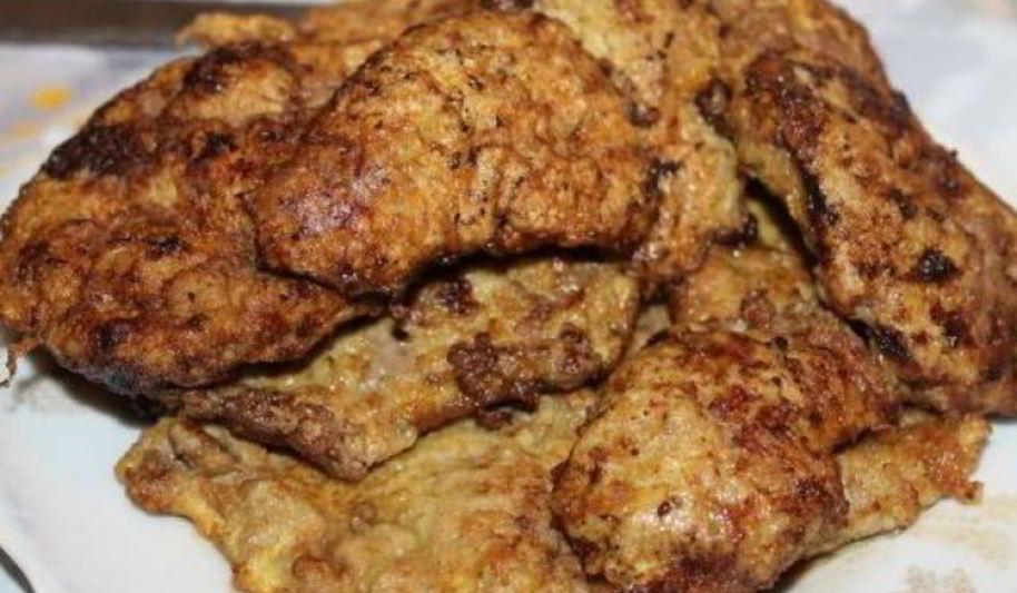 Рецепт отбивных из печени свиной