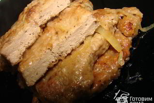 Отбивные из печени