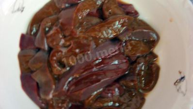 печень говяжья по-строгановски классически