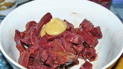 печень с апельсинами