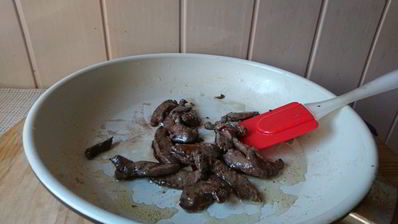 печень с овощным пюре