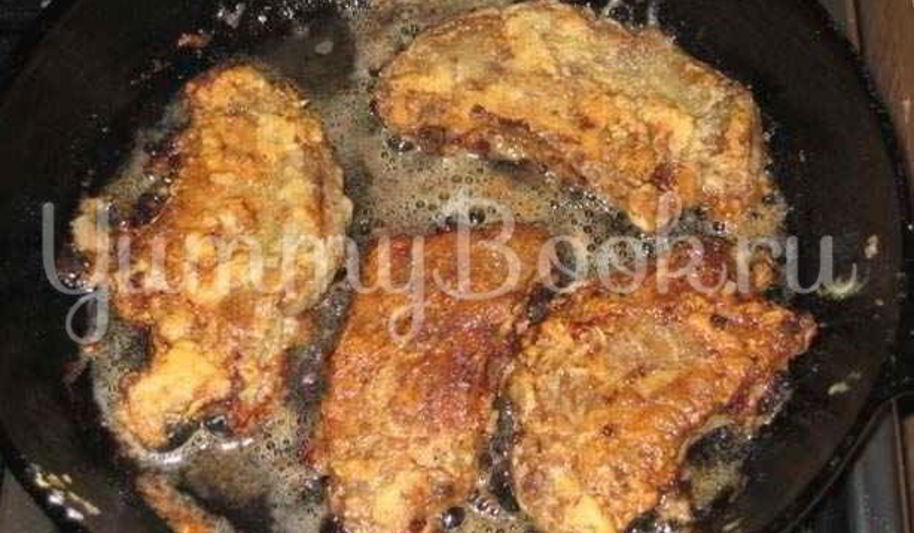 Рецепт печени свинины жареная