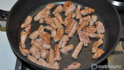 печень в сырном соусе