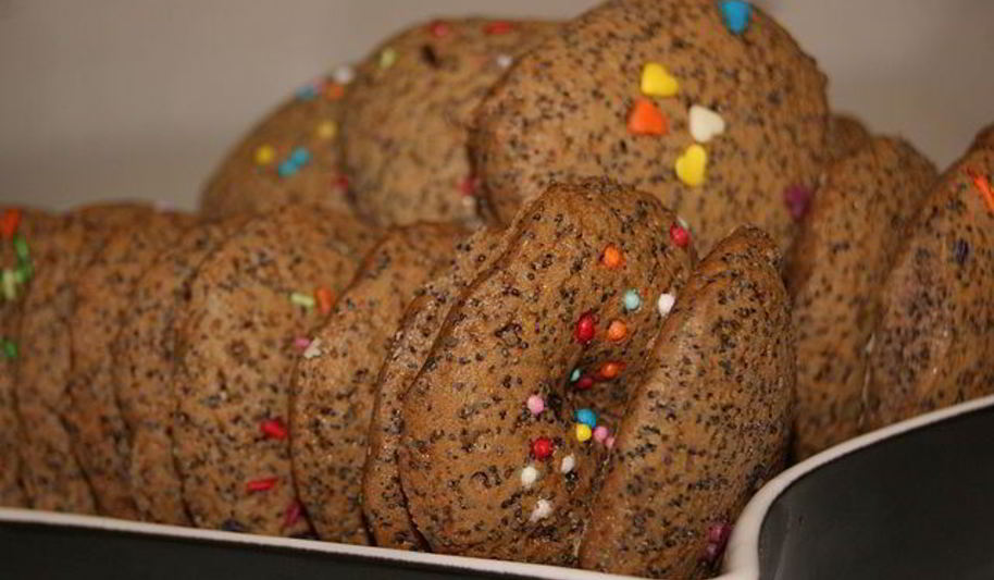 Рецепт печеньица с маком и какао