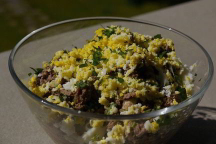 Рубленая куриная печень