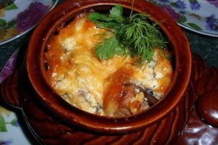 Сочная куриная печень под сыром