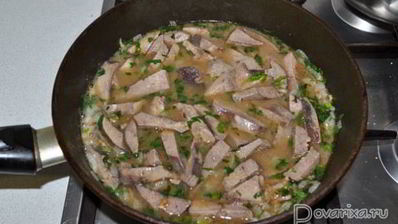 свиная печень в соусе