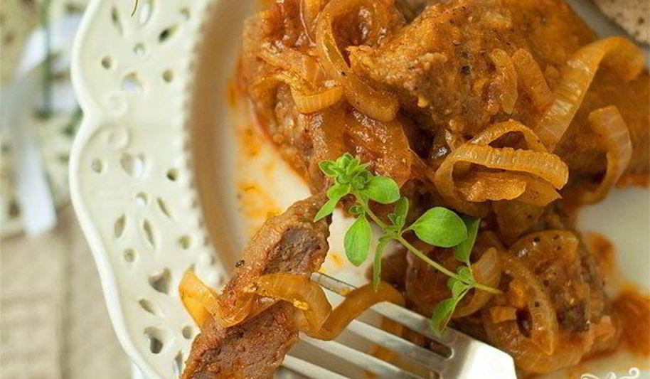 Рецепт тушеной печени