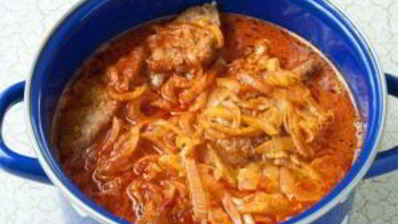 тушеная печень