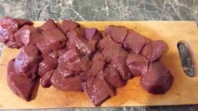 жареная печень с луком