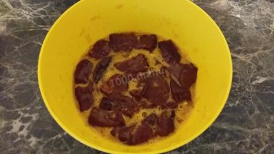 жареная печень с луком