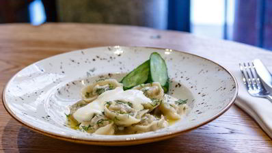 домашние пельмени с телятиной