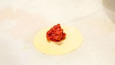 домашние пельмени с телятиной