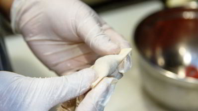 домашние пельмени с телятиной