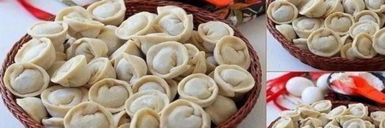 Домашние пельмешки с мясным фаршем