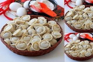 Домашние пельмешки с мясным фаршем