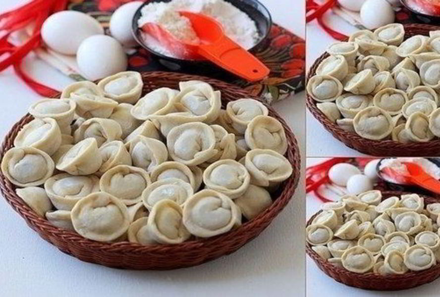 Домашние пельмешки с мясным фаршем