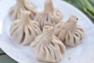 Хинкали с картошкой и сыром