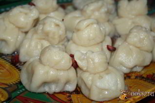 Хинкали с телятиной и бараниной