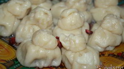 хинкали с телятиной и бараниной