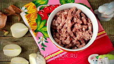 ленивые пельмени на сковороде