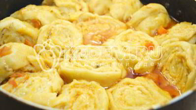 ленивые пельмени с курицей грузины