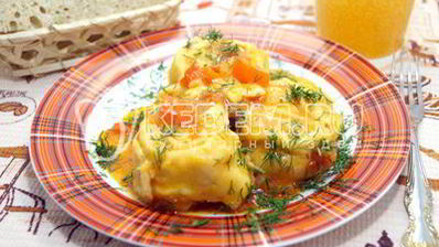 ленивые пельмени с курицей грузины