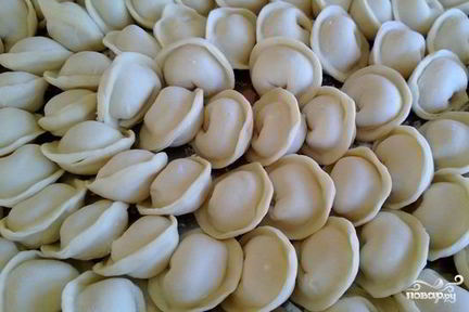 Пельмени из щуки с салом