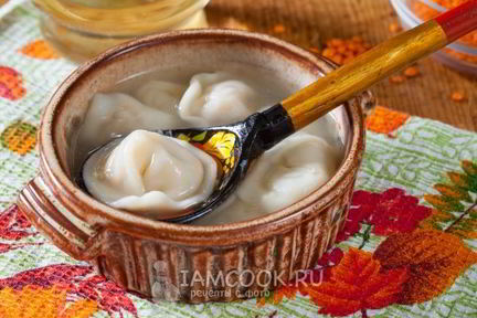 Пельмени с чечевицей