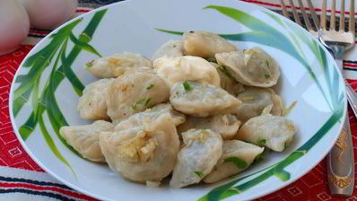 пельмени с грибами