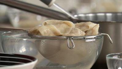 пельмени с индейкой и креветками