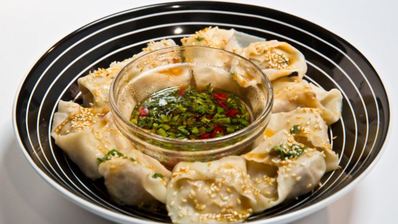 пельмени с индейкой и креветками