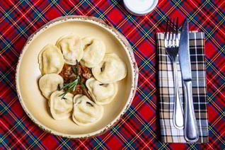 Пельмени с квашеной капустой