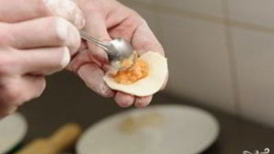 пельмени с лососем