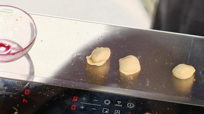 пельмени с мясом и каперсами