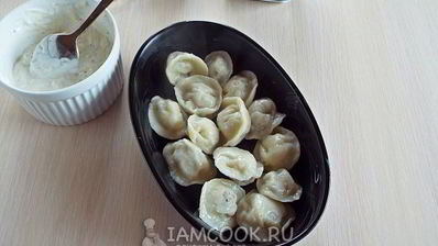 пельмени с опятами и сыром в духовке