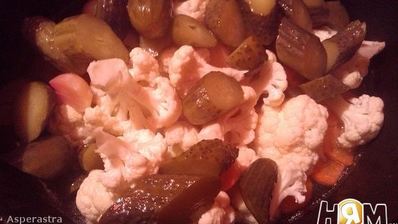 пельмени с овощами