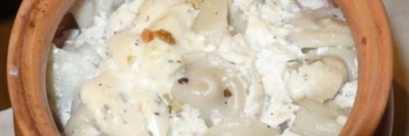 Пельмени с простоквашей