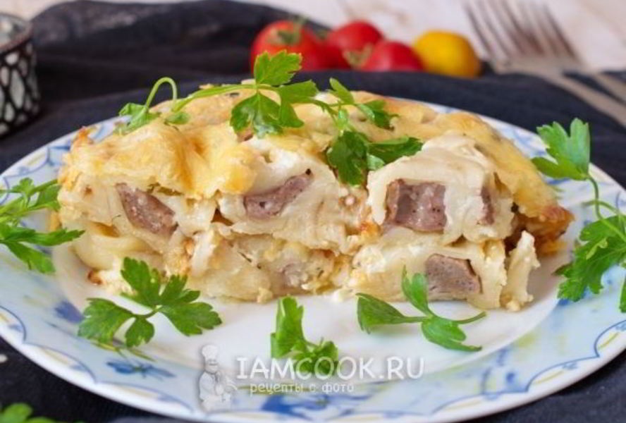 Пельмени с сыром и майонезом в духовке