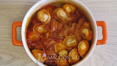 пельмени в духовке с лечо