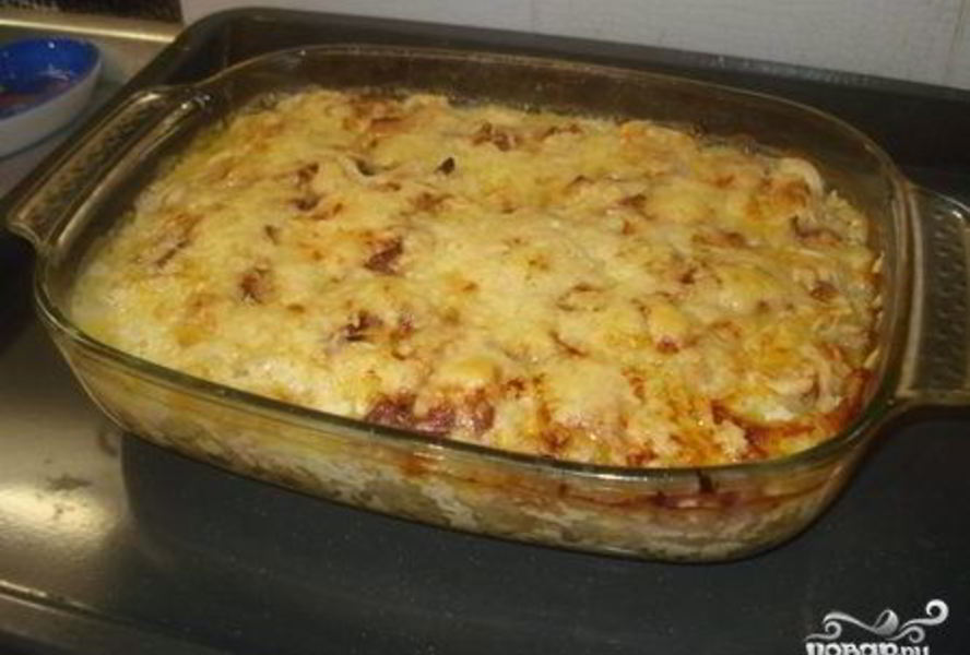 Пельмени в духовке с сыром и майонезом