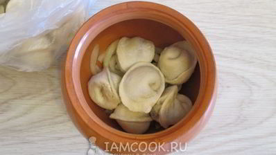 пельмени в горшочках в духовке